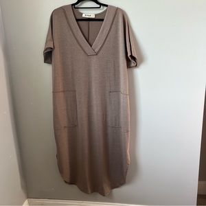 Double Slit Oversized Dress